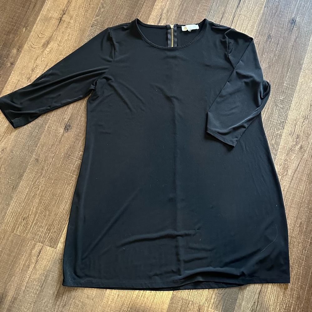 Michael Kors Black Midi Dress